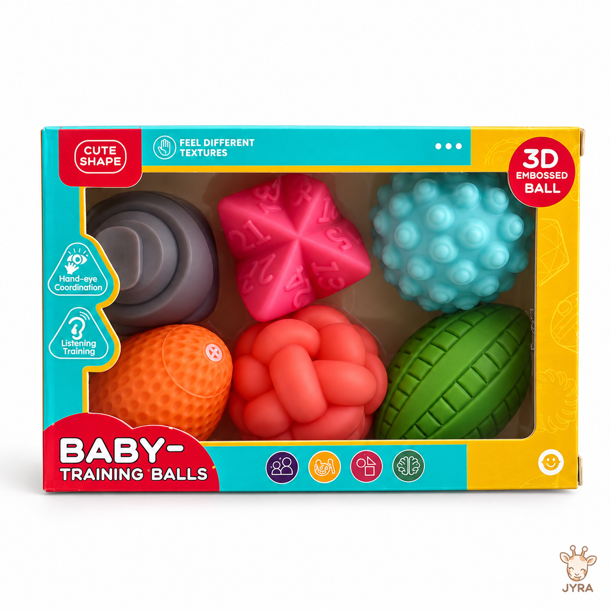 Set de Pelotas Sensoriales Texturizadas