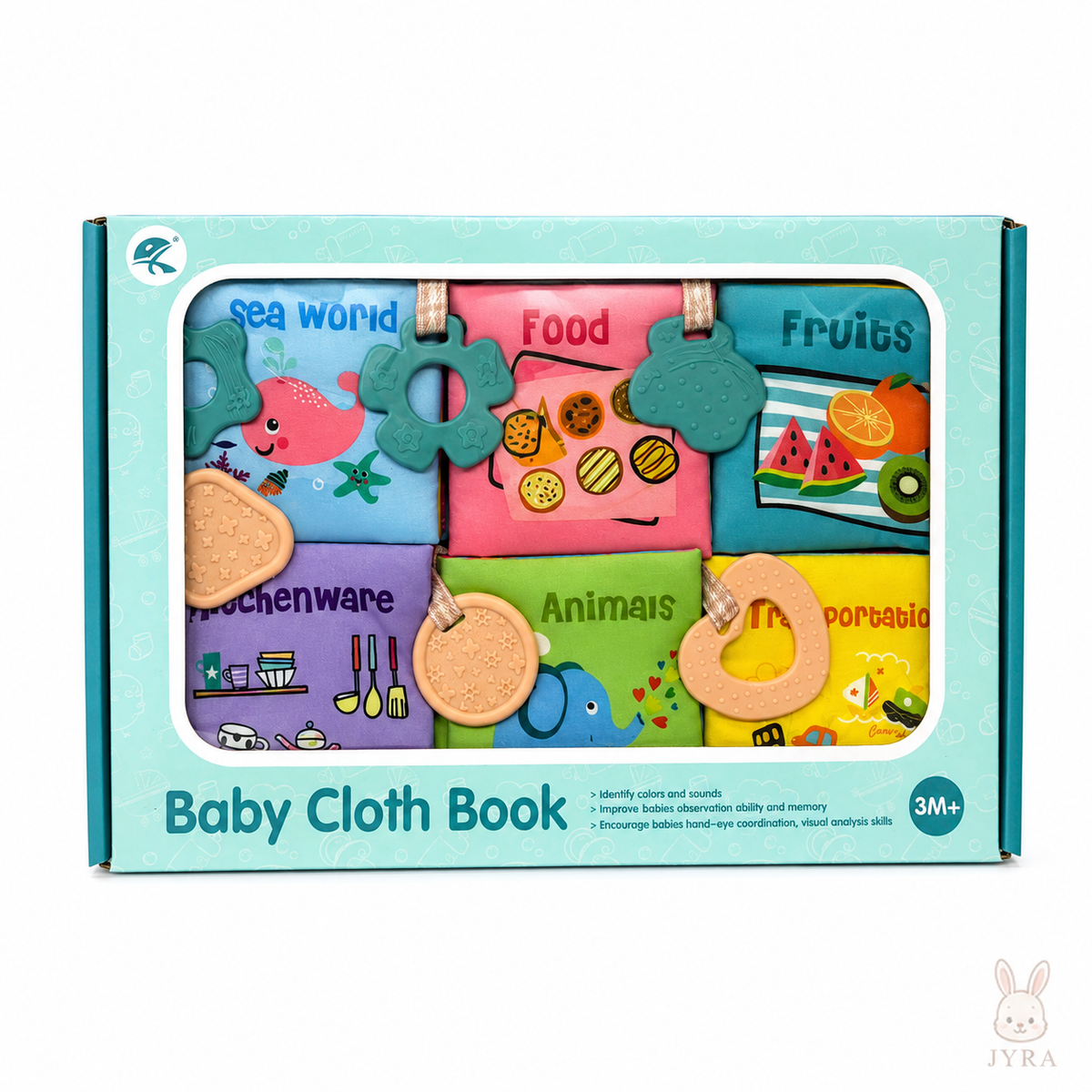 Pack 6 Libros Sensoriales de Tela