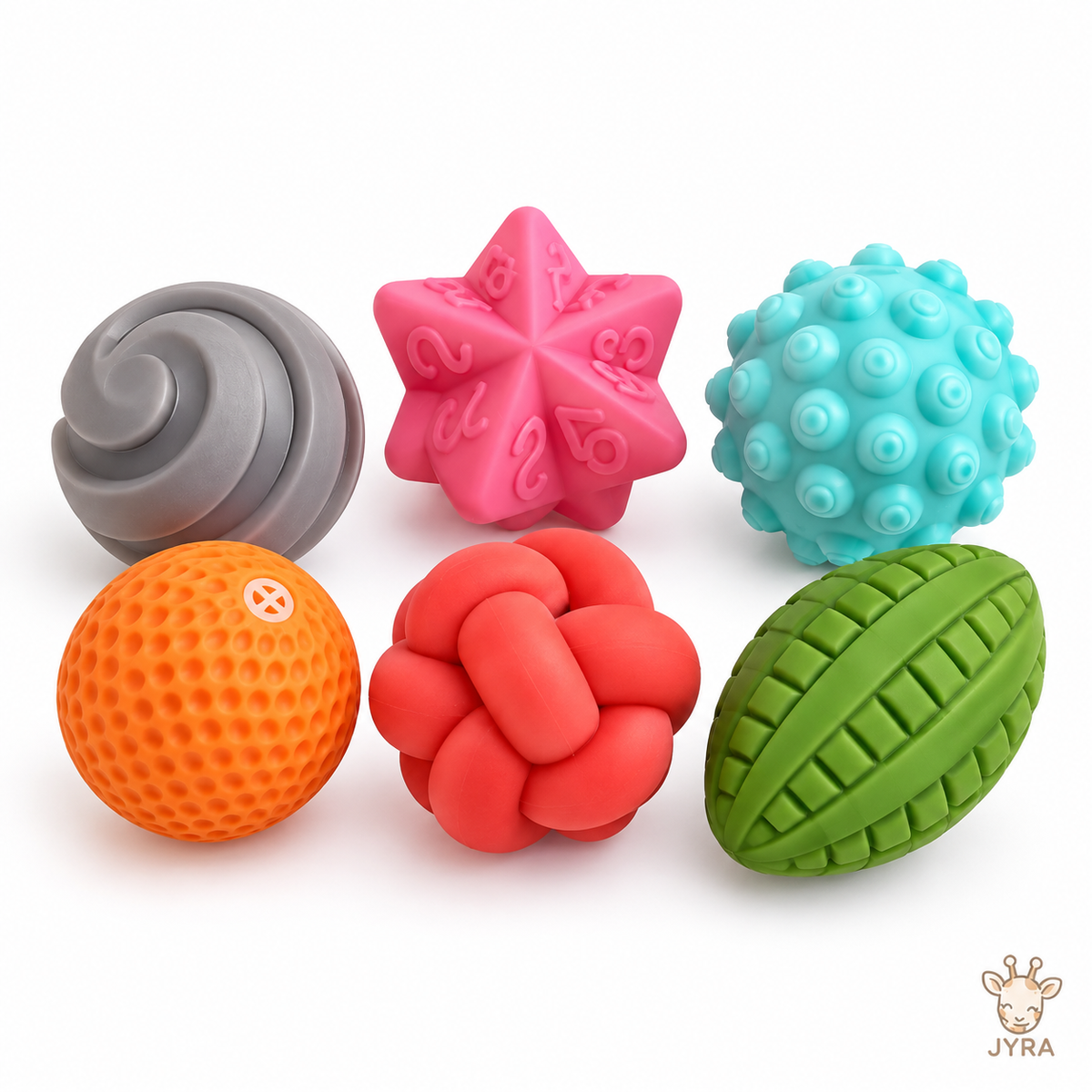 Set de Pelotas Sensoriales Texturizadas