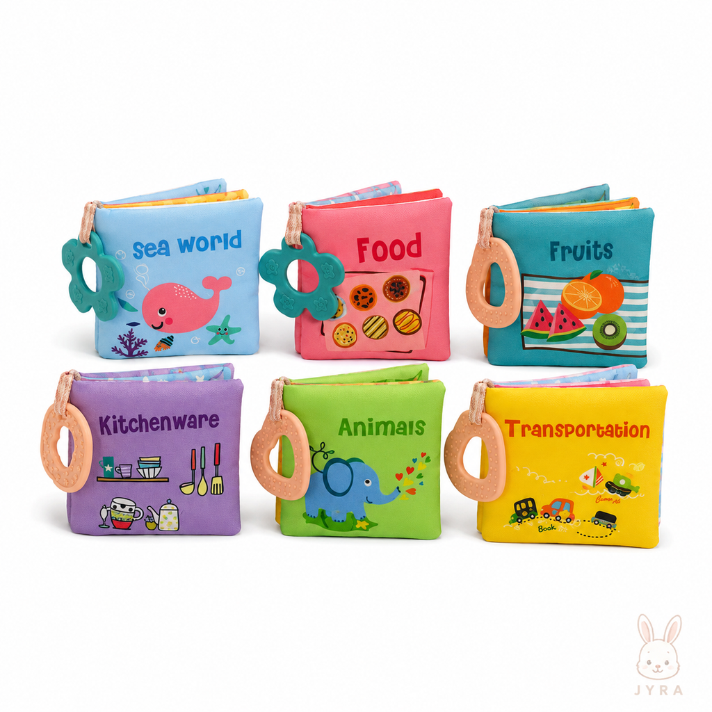 Pack 6 Libros Sensoriales de Tela