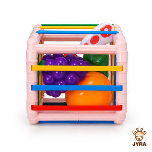 Cubo Montessori con frutas