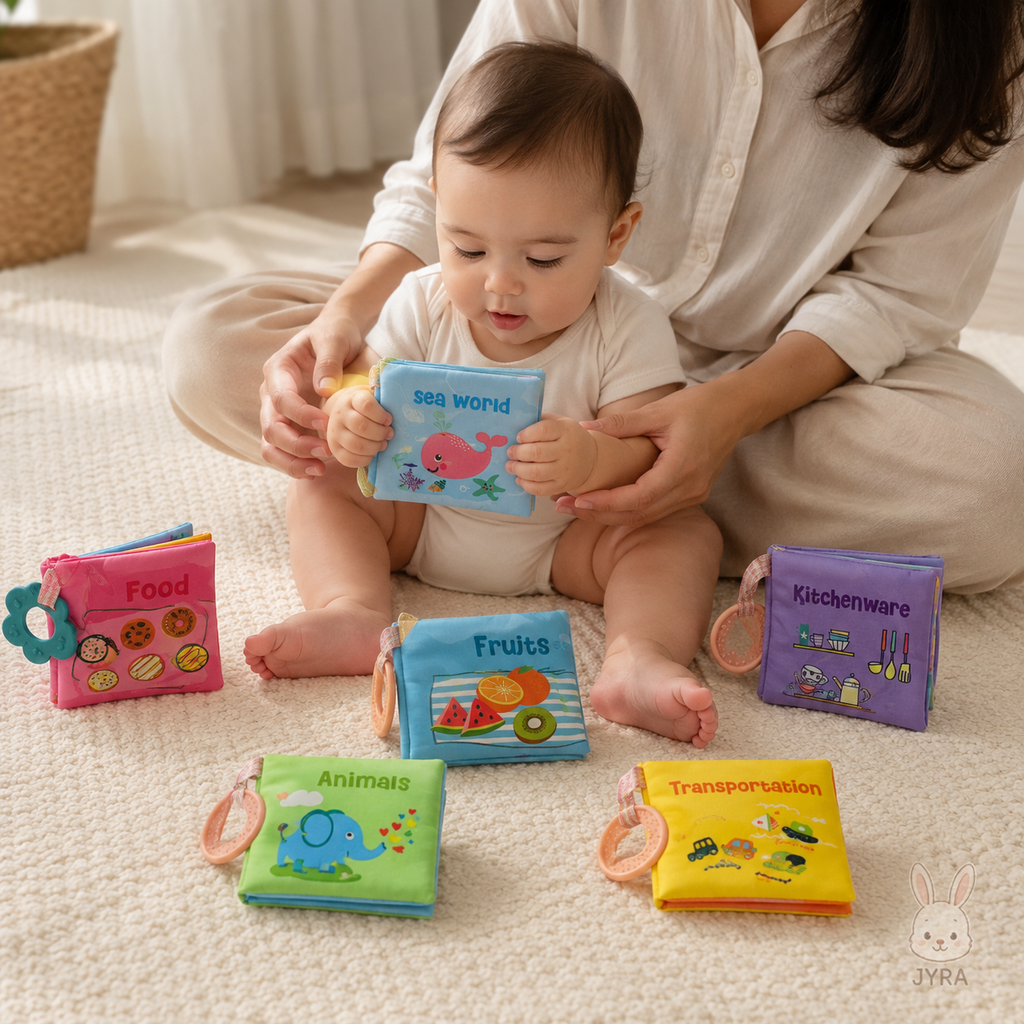 Pack 6 Libros Sensoriales de Tela