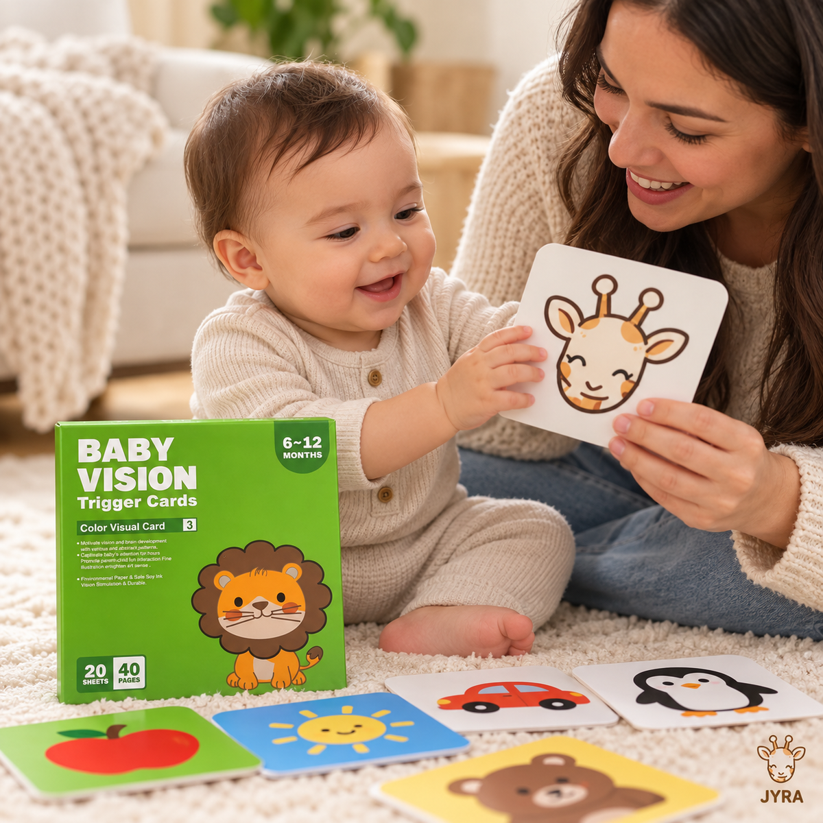 Tarjetas de Estimulación Visual para Bebé