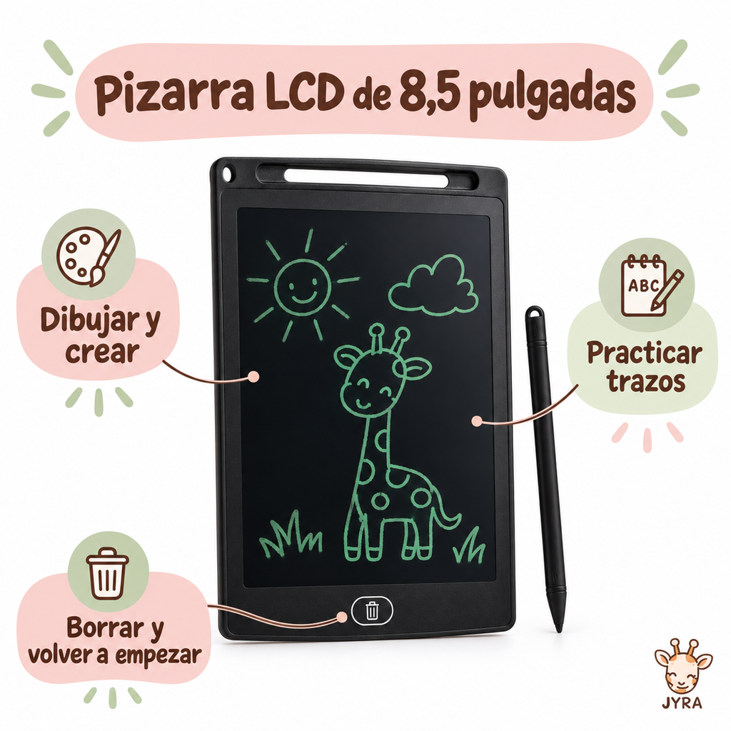 Pizarra Mágica LCD 8.5" para Niños