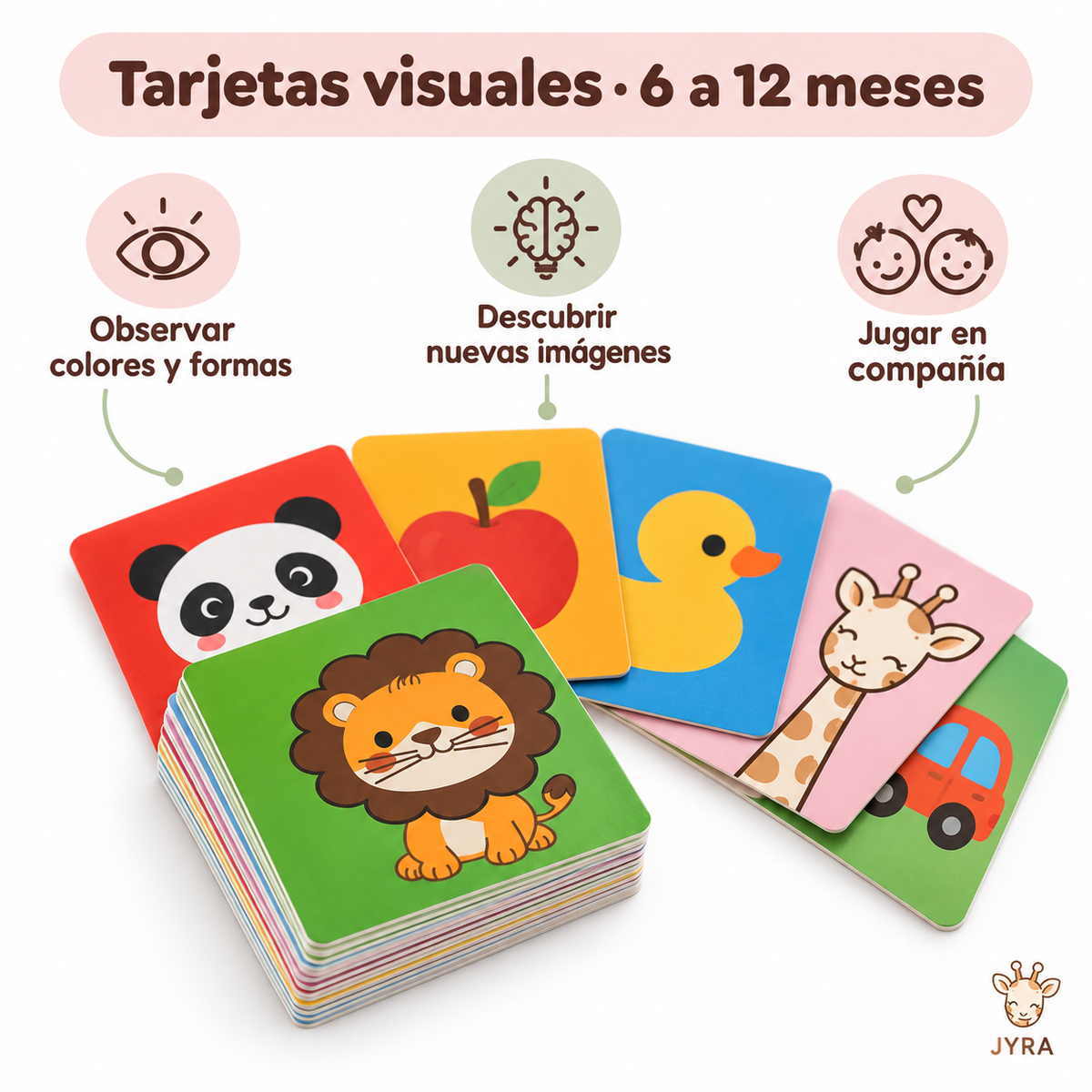 Tarjetas de Estimulación Visual para Bebé