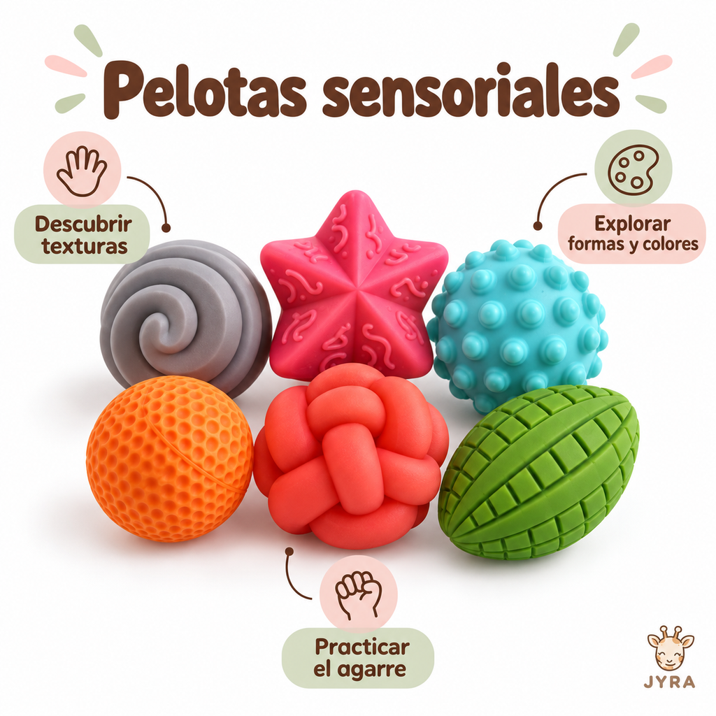 Set de Pelotas Sensoriales Texturizadas