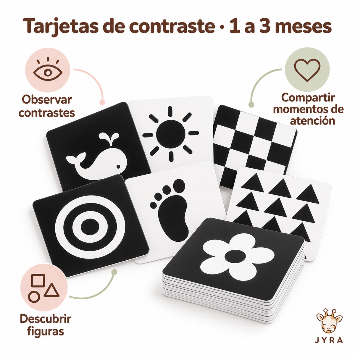 Tarjetas de Estimulación Visual para Bebé