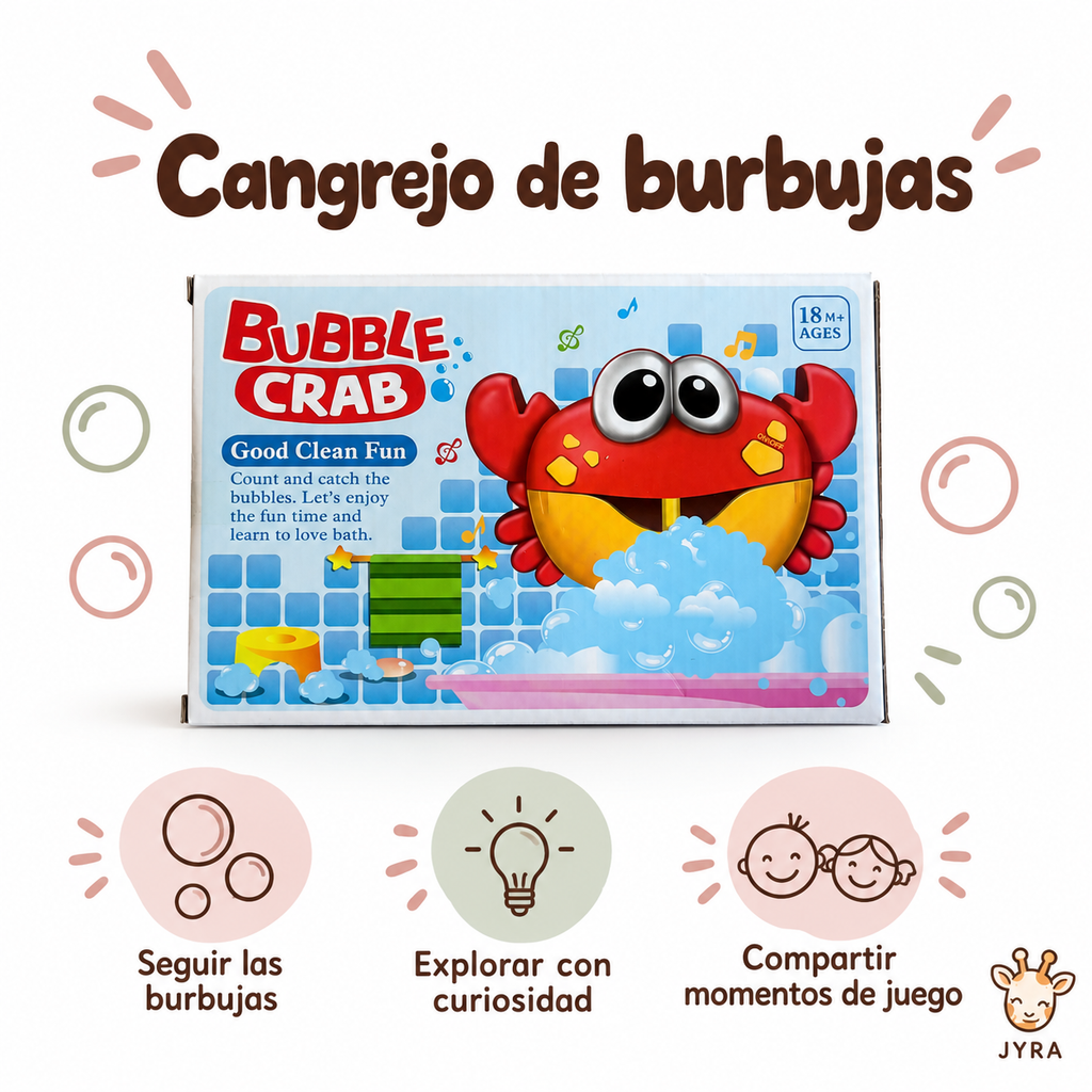 Cangrejo de Burbujas para el Baño