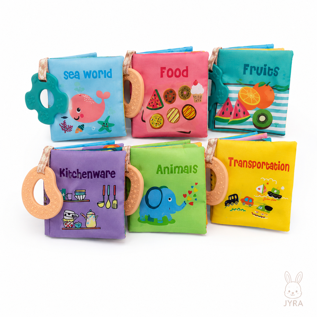 Pack 6 Libros Sensoriales de Tela