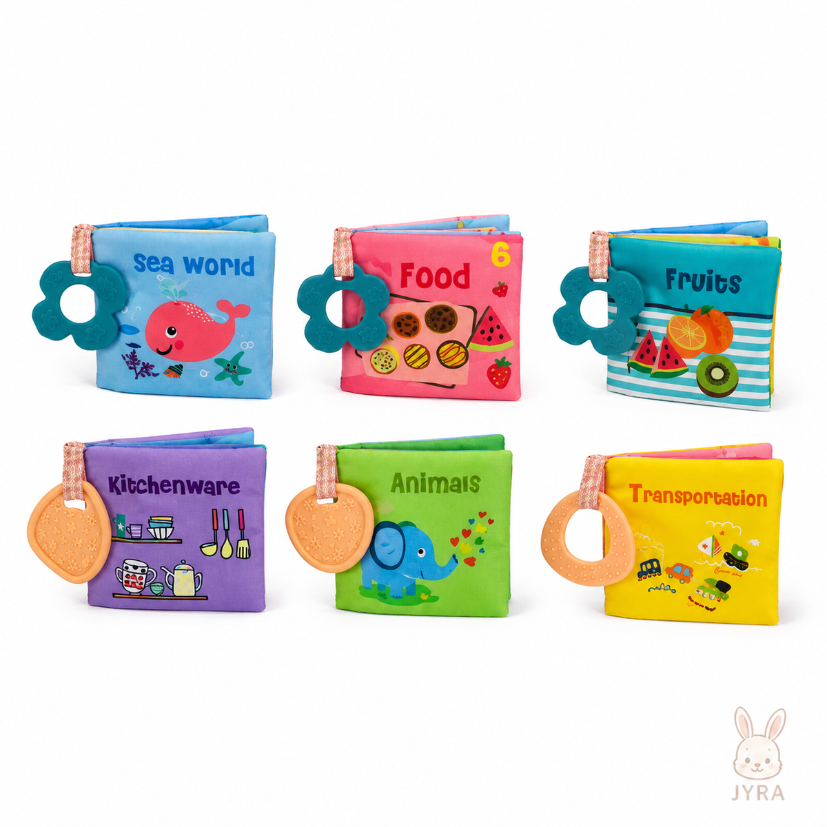 Pack 6 Libros Sensoriales de Tela
