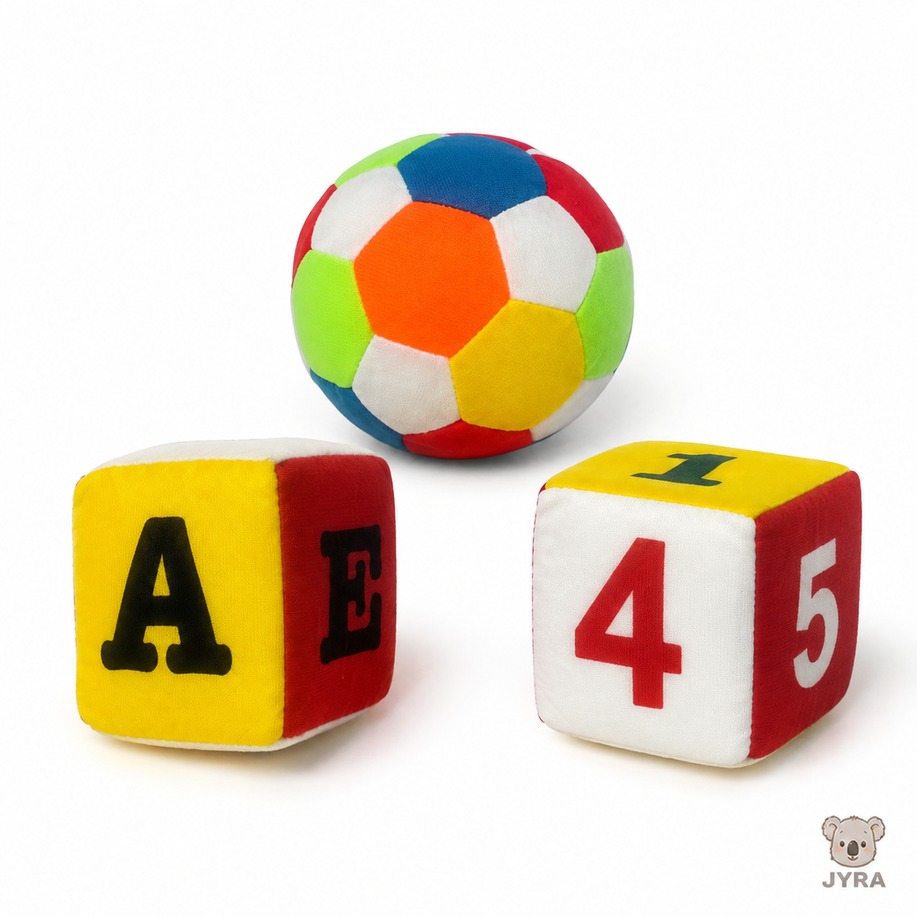 Set Cubos y Pelota de Tela