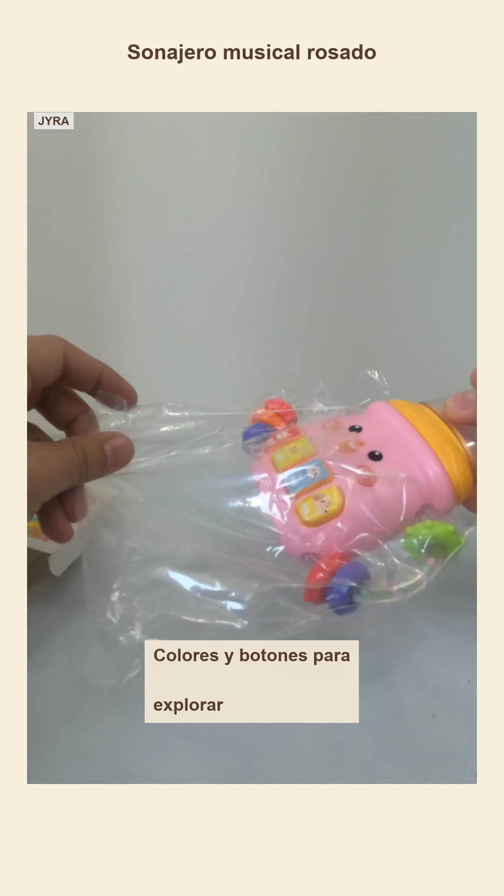 Mamadera Musical Bebé con Luces y Sonajero