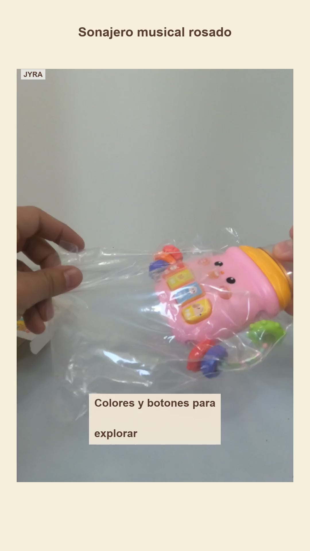 Mamadera Musical Bebé con Luces y Sonajero