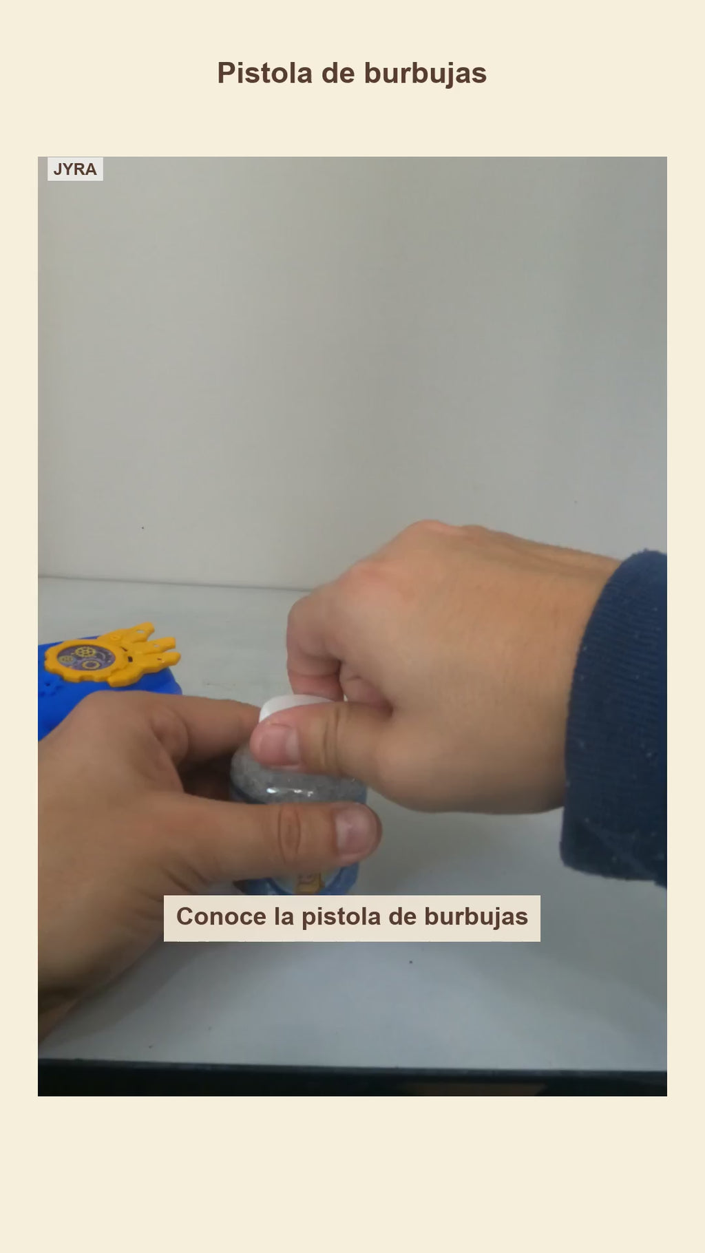 Pistola Lanza Burbujas Eléctrica para Niños con Luces