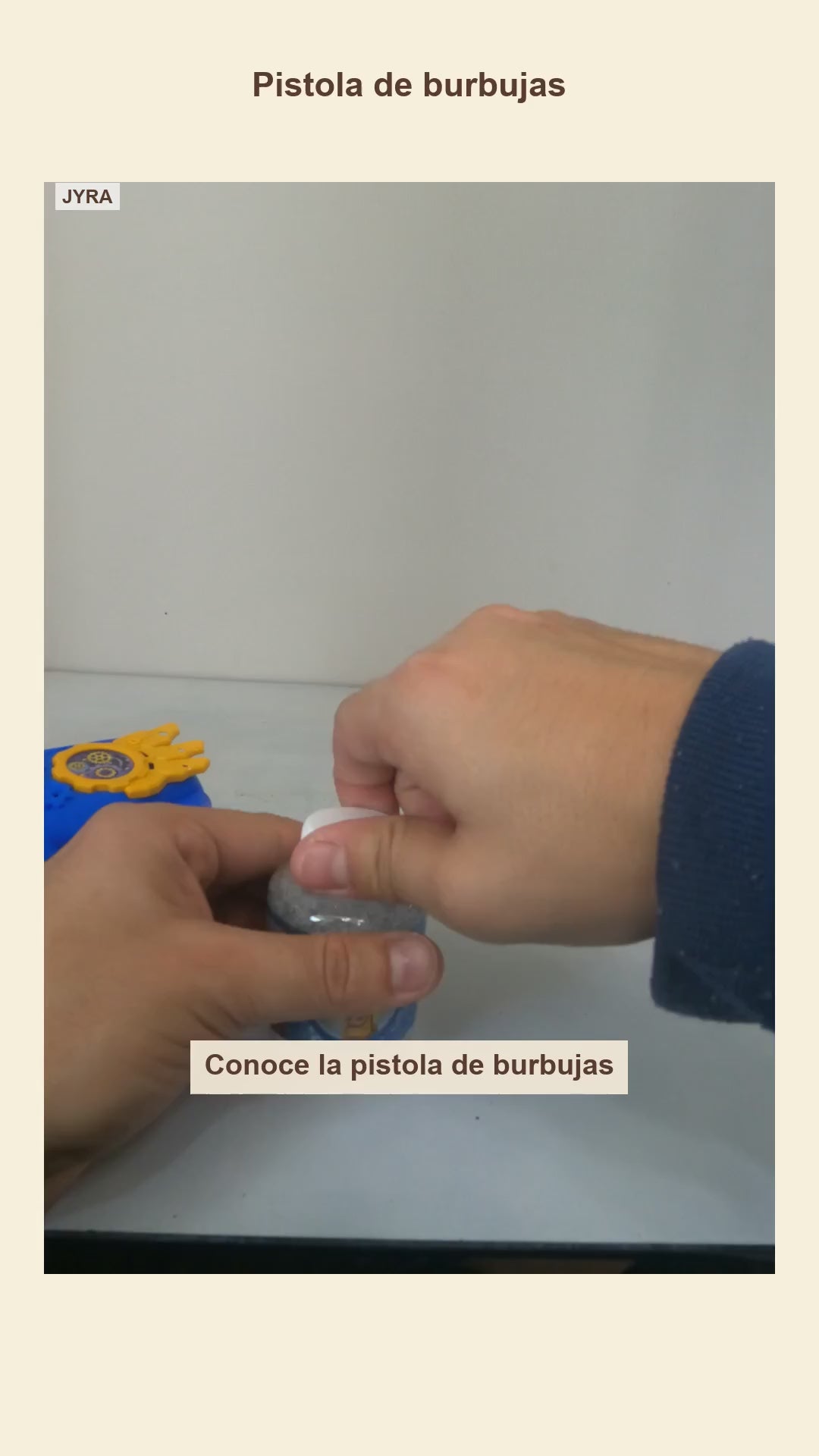 Pistola Lanza Burbujas Eléctrica para Niños con Luces